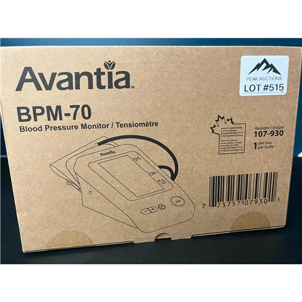 Lot of 1 Avantia Blood Pressure Monitor