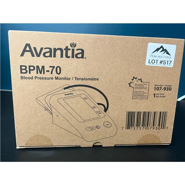 Lot of 1 Avantia Blood Pressure Monitor