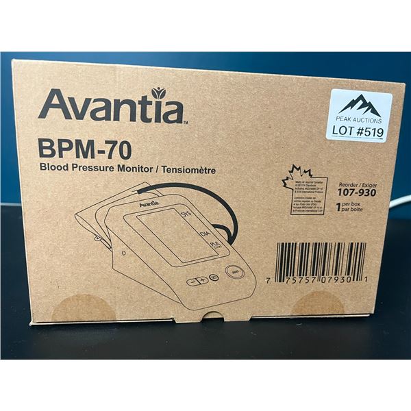 Lot of 1 Avantia Blood Pressure Monitor