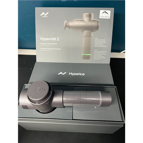 Lot of 1 Hypervolt 2 HyperIce Percussion Handheld Massage Gun Device