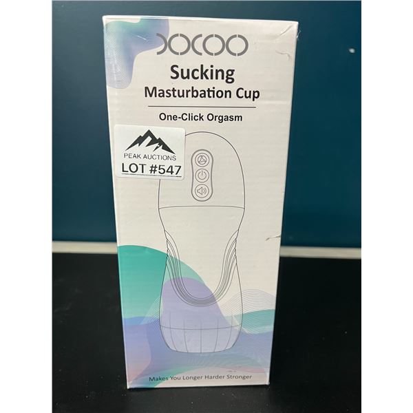 Lot of 1 Sucking Vibrating Sex Toy for Men w/ Sounds