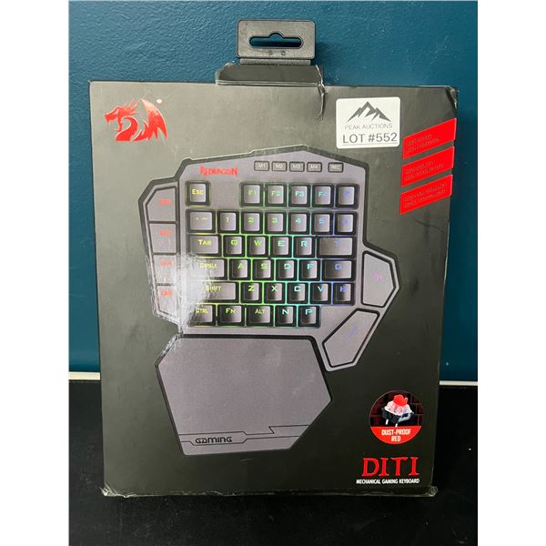 Lot of 1 Red Dragon DITI Mechanical Gaming Keyboard