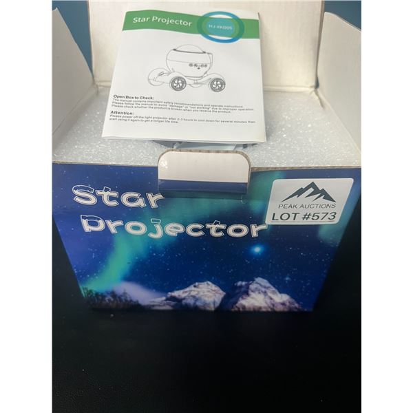Lot of 1 Star Projector/Galaxy Light w/ Remote Control