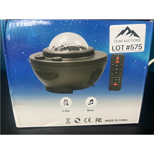 Lot of 1 Starry Night Galaxy Star Light Projector w/ Remote Control