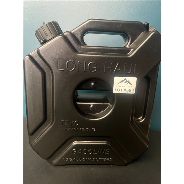 Lot of 1 Gasoline Jerry Can - 1.3 Gallon/5 Liter Capacity
