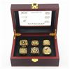 Image 1 : Lot of Pittsburgh Steelers Championship Replica Rings Set - 6PCS - Size 10