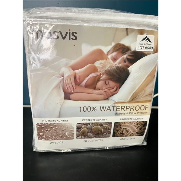Lot of 1 Waterproof King Size Mattress Protector