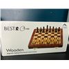 Image 1 : Lot of 1 Wooden Chess Board