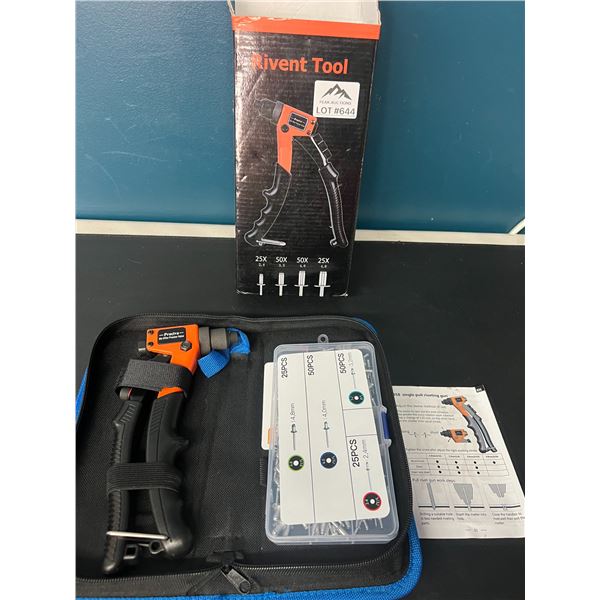 Lot of 1 Rivet Tool Set