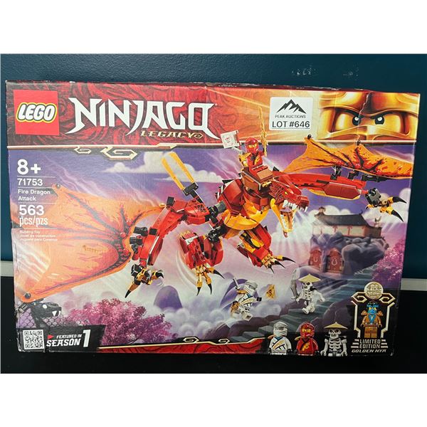 Lot of 1 LEGO Ninjago Legacy Fire Dragon Attack Building Set