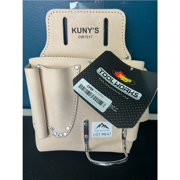 Lot of 1 Leather Tool Pouch