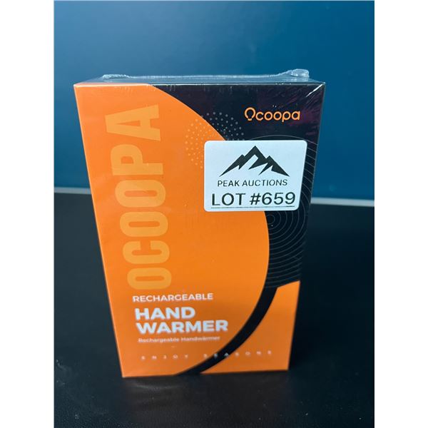 Lot of 1 Ocoopa Rechargeable Pocket Hand Warmer/Portable Powerbank