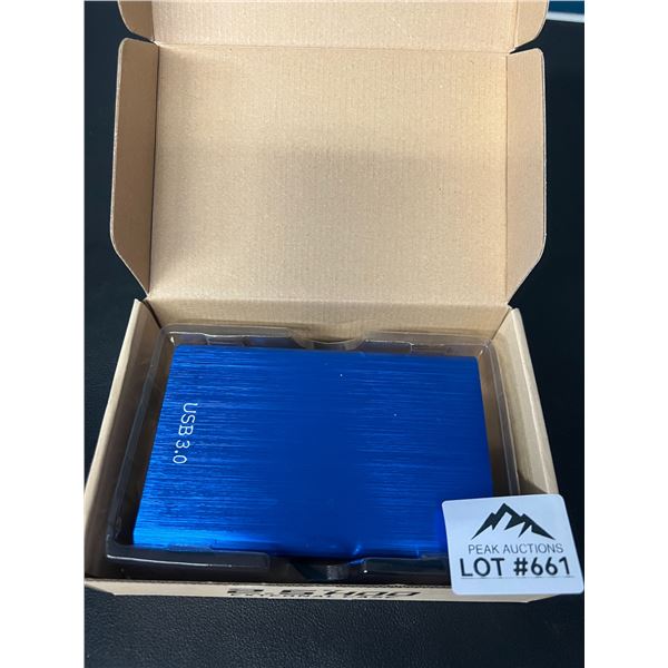 Lot of 1 Portable Hard Drive - 8TB - Blue