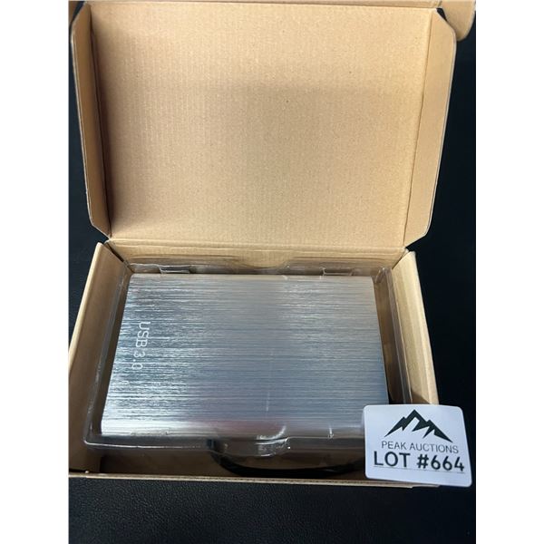 Lot of 1 Portable Hard Drive - 8TB - Silver