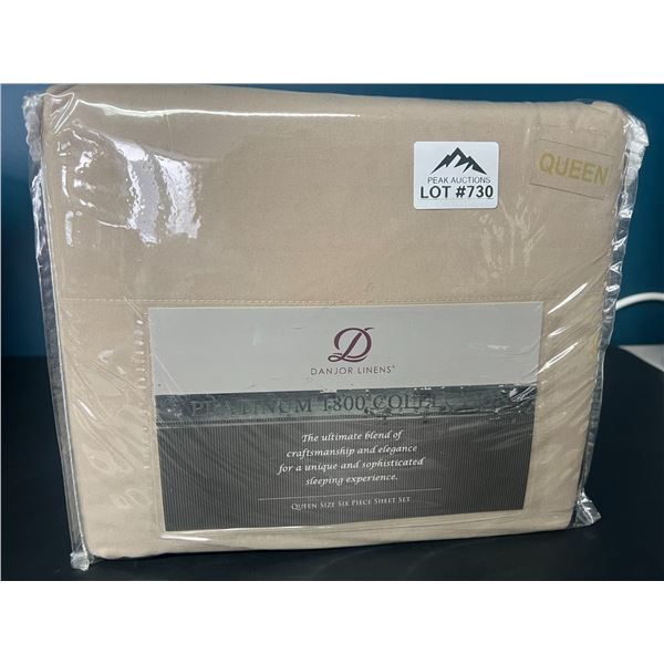 Lot of 1 Six Piece Queen Sheet Set