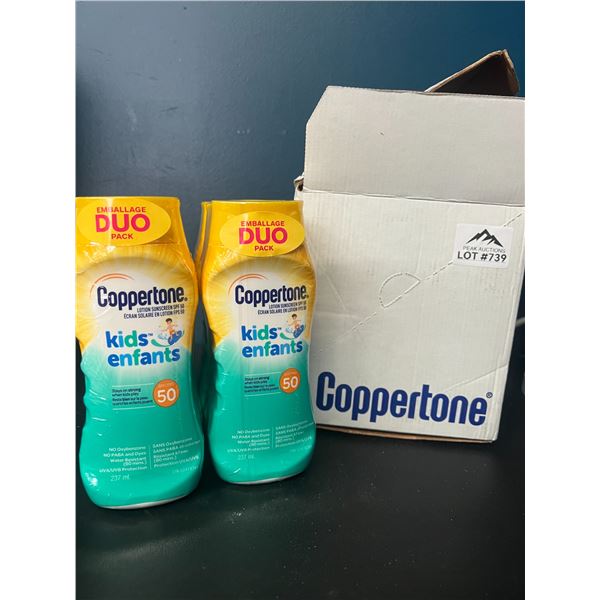 Lot of 1 Coppertone Sunblock (4DUO PACKS!)