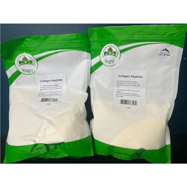 Lot of 2 1KG Bags of Collagen Peptides