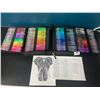 Image 1 : Lot of 1 80 Piece Glitter/Gel Art Pen Set (Refills Included)