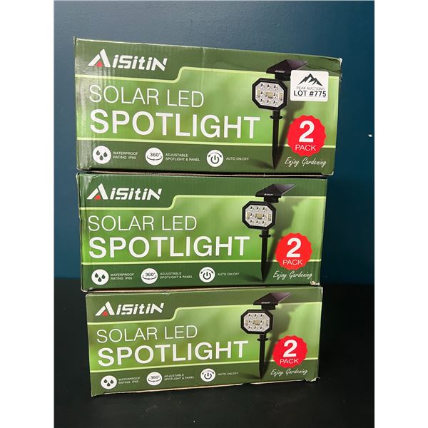 Lot of Solar Lawn Spotlights - 2PCS per pack (6 Total)