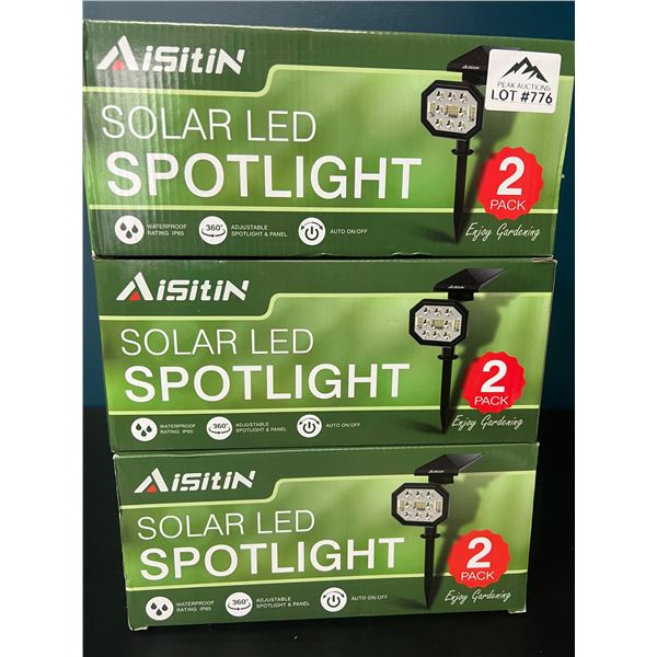 Lot of Solar Lawn Spotlights - 2PCS per pack (6 Total)