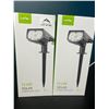 Image 1 : Lot of 2 Boxes of Litom 12LED Solar Landscape Lights (2pcs per pack)