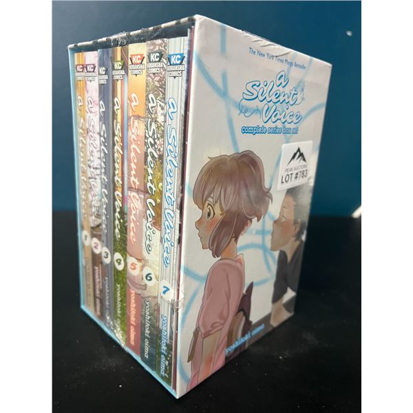 Lot of "A Silent Voice" Complete Series Box Set - Manga/Anime Series Book Set w/ Collectible Poster