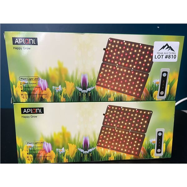 Lot of 2 LED Plant Grow Lights for Indoor Plants