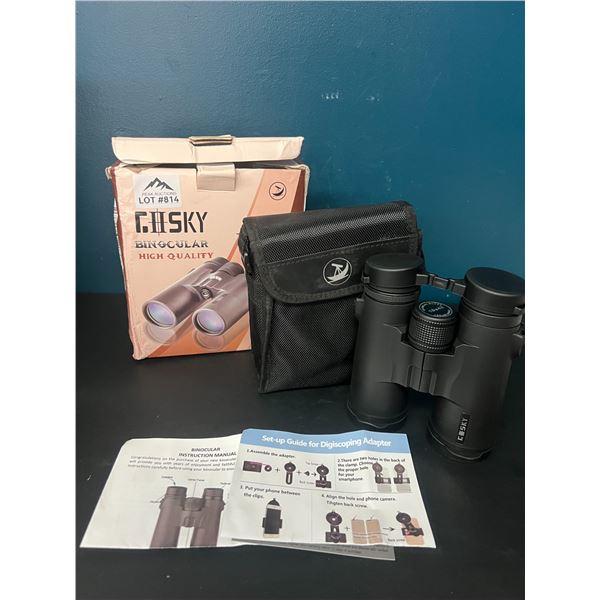 Lot of 1 GoSky High Definition Binocular w/ Carrying Bag