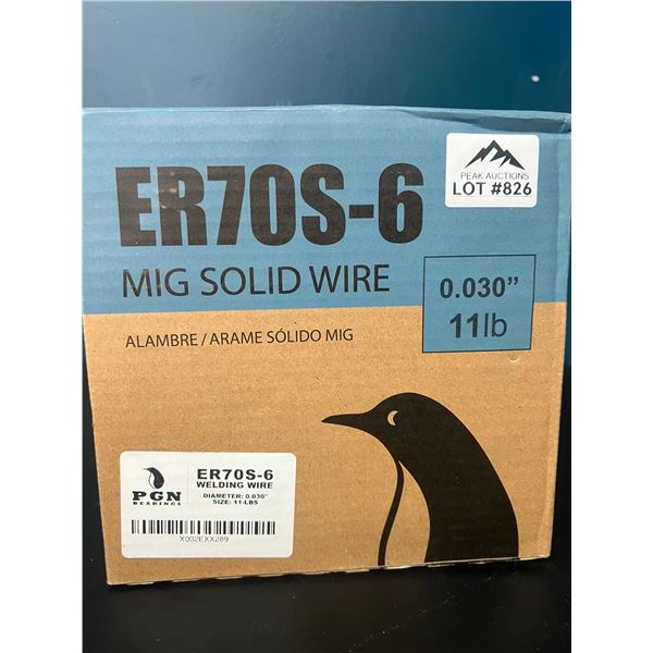 Lot of 1 Mig Solid Wire (11lb)