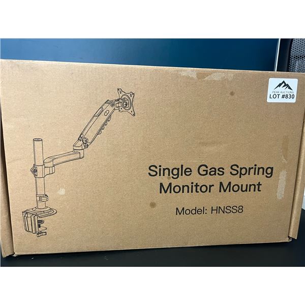 Lot of 1 Single Gas Spring Desktop Monitor Mount