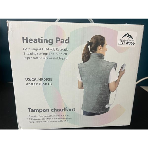Lot of 1 Full-Body Wearable Heating Pad