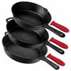 Image 1 : Lot of Cast Iron Skillet Set - 3Pack