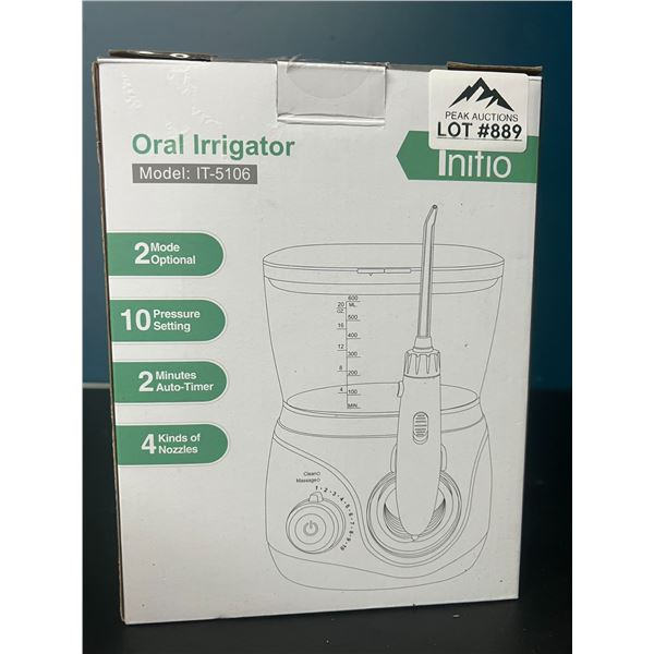 Lot of 1 Oral Irrigator/Water Flosser w/ Large Tank & 10 Pressure Settings
