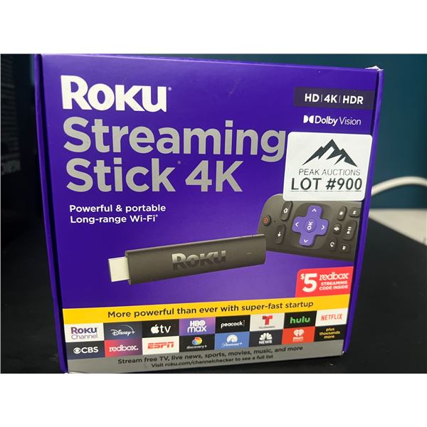 Lot of 1 Roku Streaming Stick 4K