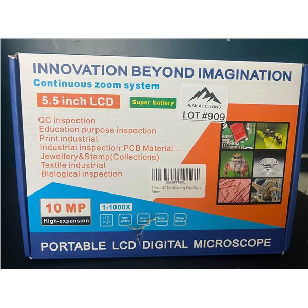 Lot of 1 Portable LCD Digital Microscope w/ 5.5inch LCD Display