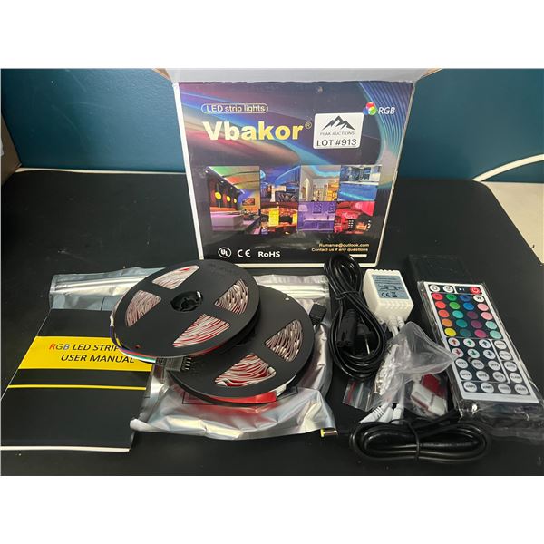 Lot of 1 LED Strip Lights w/ Remote Control - 32FT Length