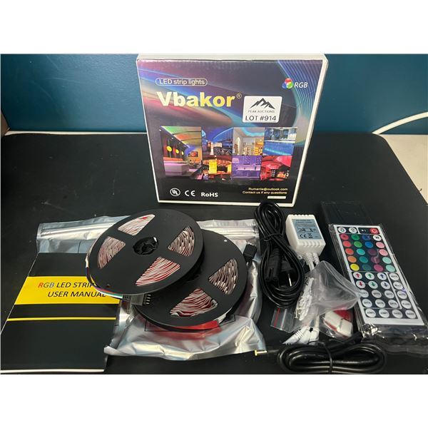 Lot of 1 LED Strip Lights w/ Remote Control - 32FT Length