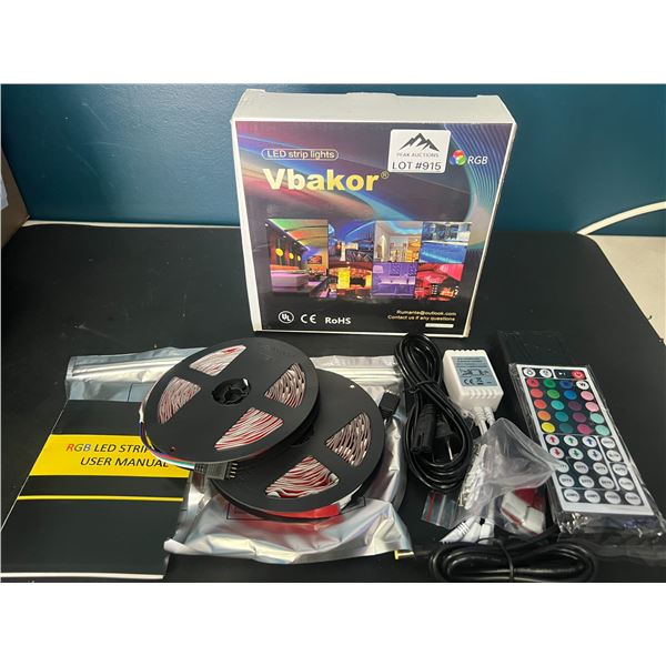 Lot of 1 LED Strip Lights w/ Remote Control - 32FT Length