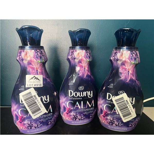 Lot of 3 Downy Infusions Calm - Fabric Softener/Conditioner