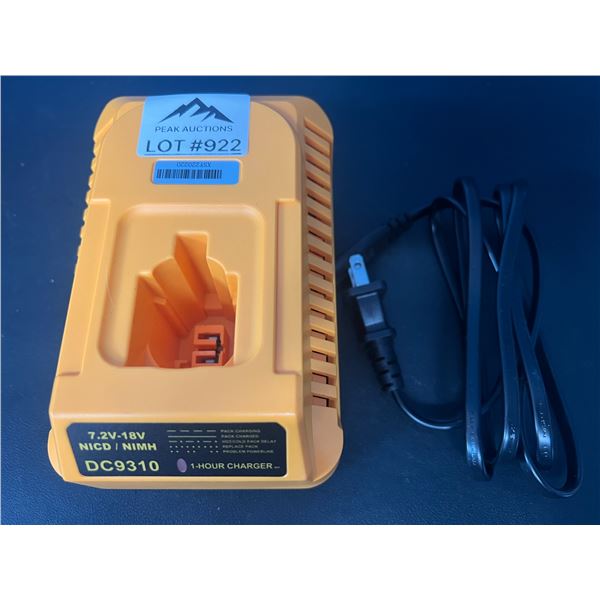 Lot of 1 DC9310 Battery Charger for Dewalt Batteries