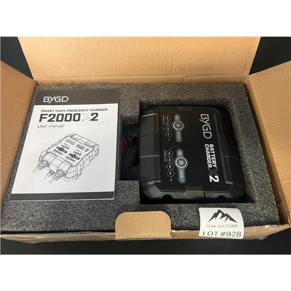Lot of 1 BYGD F2000X2 Battery Charger
