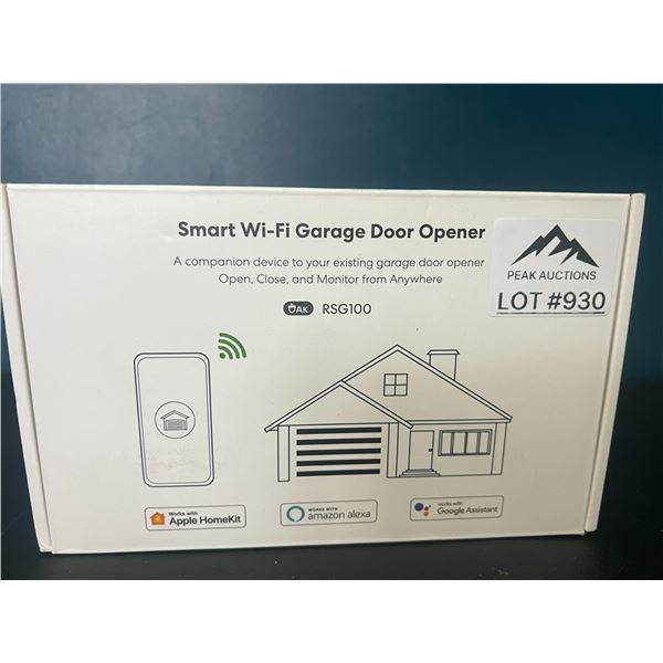 Lot of 1 Smart Wi-Fi Garage Door Opener