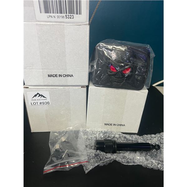 Lot of 3 Trailer Hitch Plugs