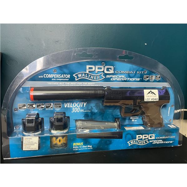 Lot of 1 Walther PPQ Special Operations AitSoft Gun/Combat Kit