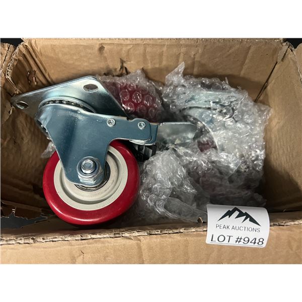 Lot of 4 Castor Wheels