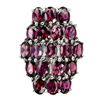 Image 1 : Natural Unheated Rhodolite Garnet Ring