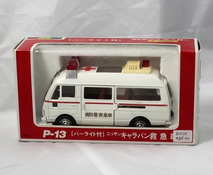 BC173 Yonezawa Diapet F-11 1:35 Nissan Caravan Police Patrol Car A+/b BC173 Yonezawa Diapet F-11 1:35 Nissan Caravan Police Patrol Car A+/b