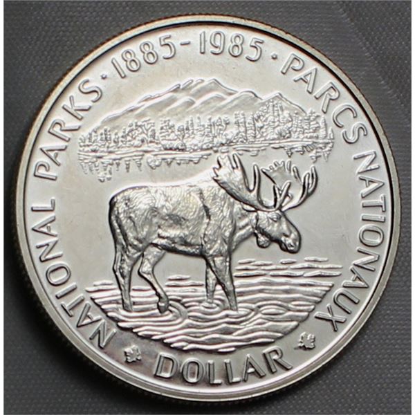 Canada Dollar 1985 National Parks BU