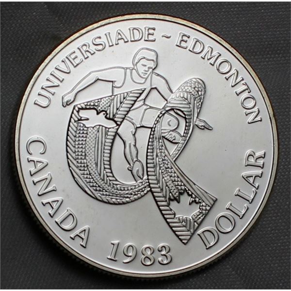Canada Dollar 1983 Edmonton Games BU