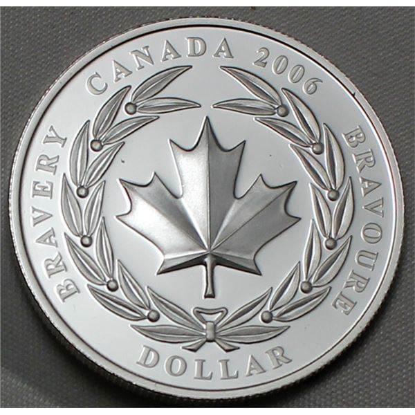 Canada Dollar 2006 Medal of Bravery Proof